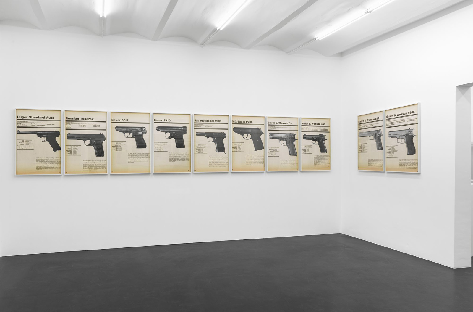 Galerie Buchholz Köln Lutz Bacher Firearms ArtJunk