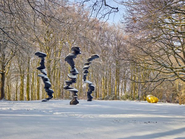 Skulpturenpark Waldfrieden Tony Cragg Winter ArtJunk