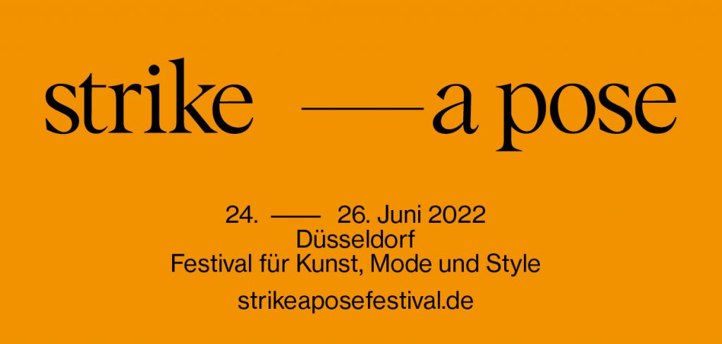 strike a pose Festival Düsseldorf Köln Advert ArtJunk