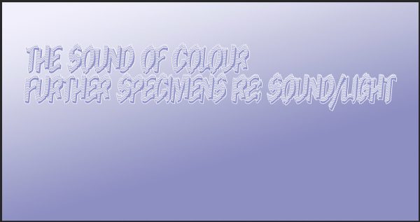 Auge und Welt The Sound of Colour ArtJunk