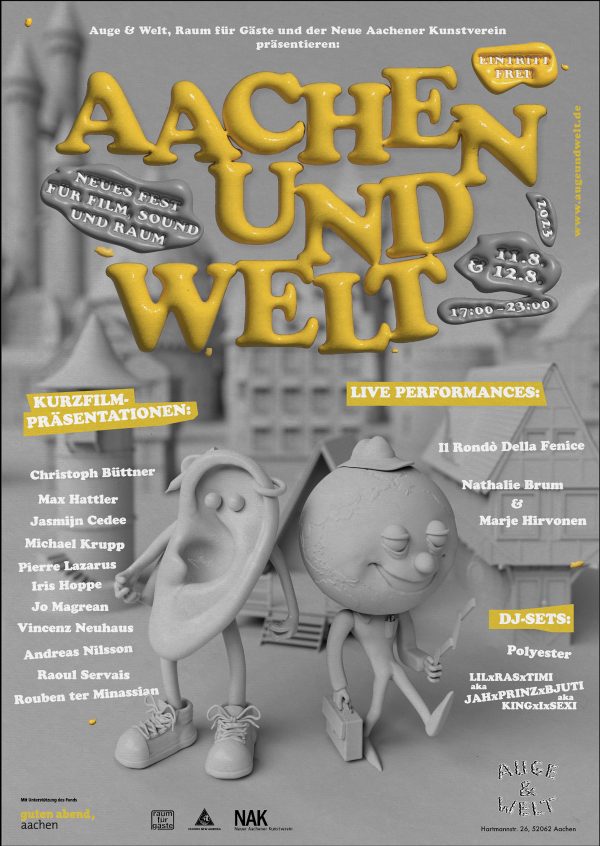 Auge & Welt Aachen und Welt Fest Film, Sound Raum ArtJunk
