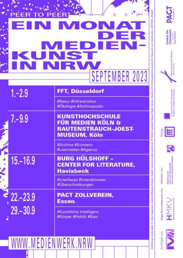 medienwerk.nrw Peer to Peer – Monat der Medienkunst ArtJunk