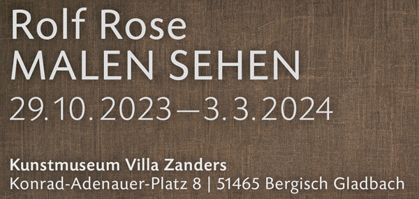 Kunstmuseum Villa Zanders Bergisch Gladbach Rolf Rose Ad ArtJunk