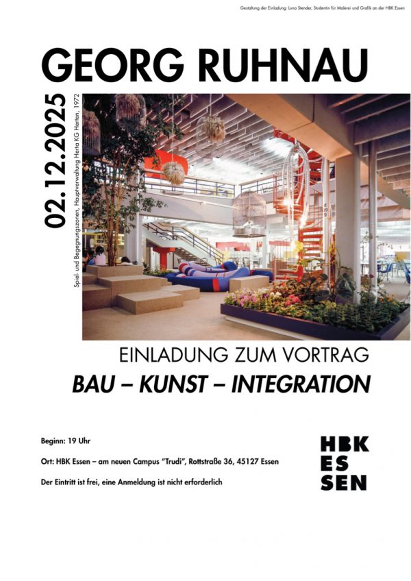 HBK Essen Georg Ruhnau ArtJunk