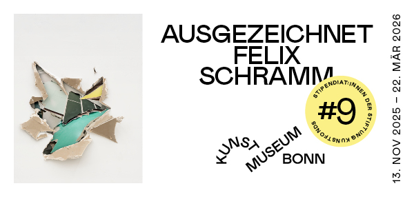 Kunstmuseum Bonn Ausgezeichnet: Felix Schramm Ad ArtJunk