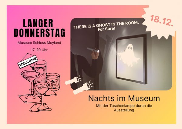 Museum Schloss Moyland Langer Donnerstag Taschenlampenführung ArtJunk
