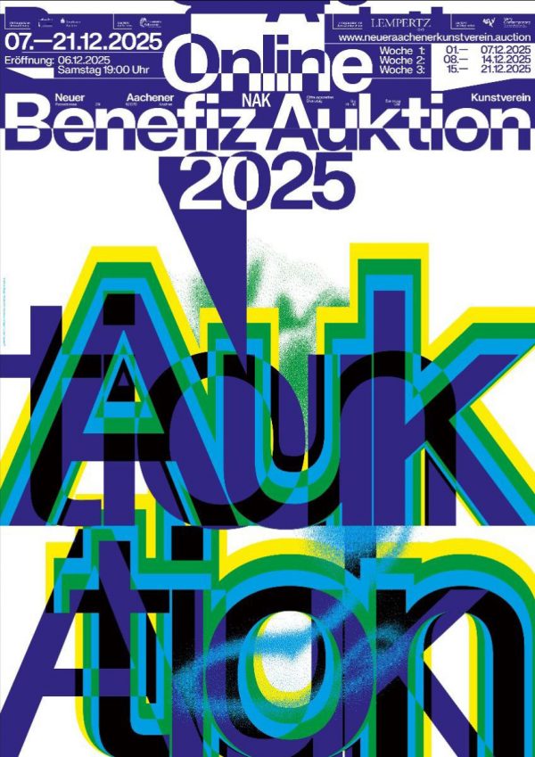 NAK Neuer Aachener Kunstverein Online Benefiz Auktion ArtJunk
