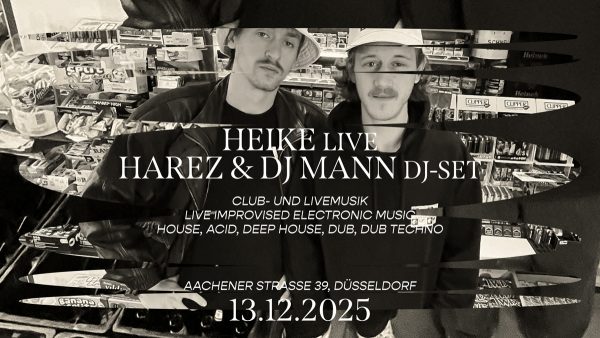 Bilker Bunker Schleuse Zwei Harez DJ Mann ArtJunk