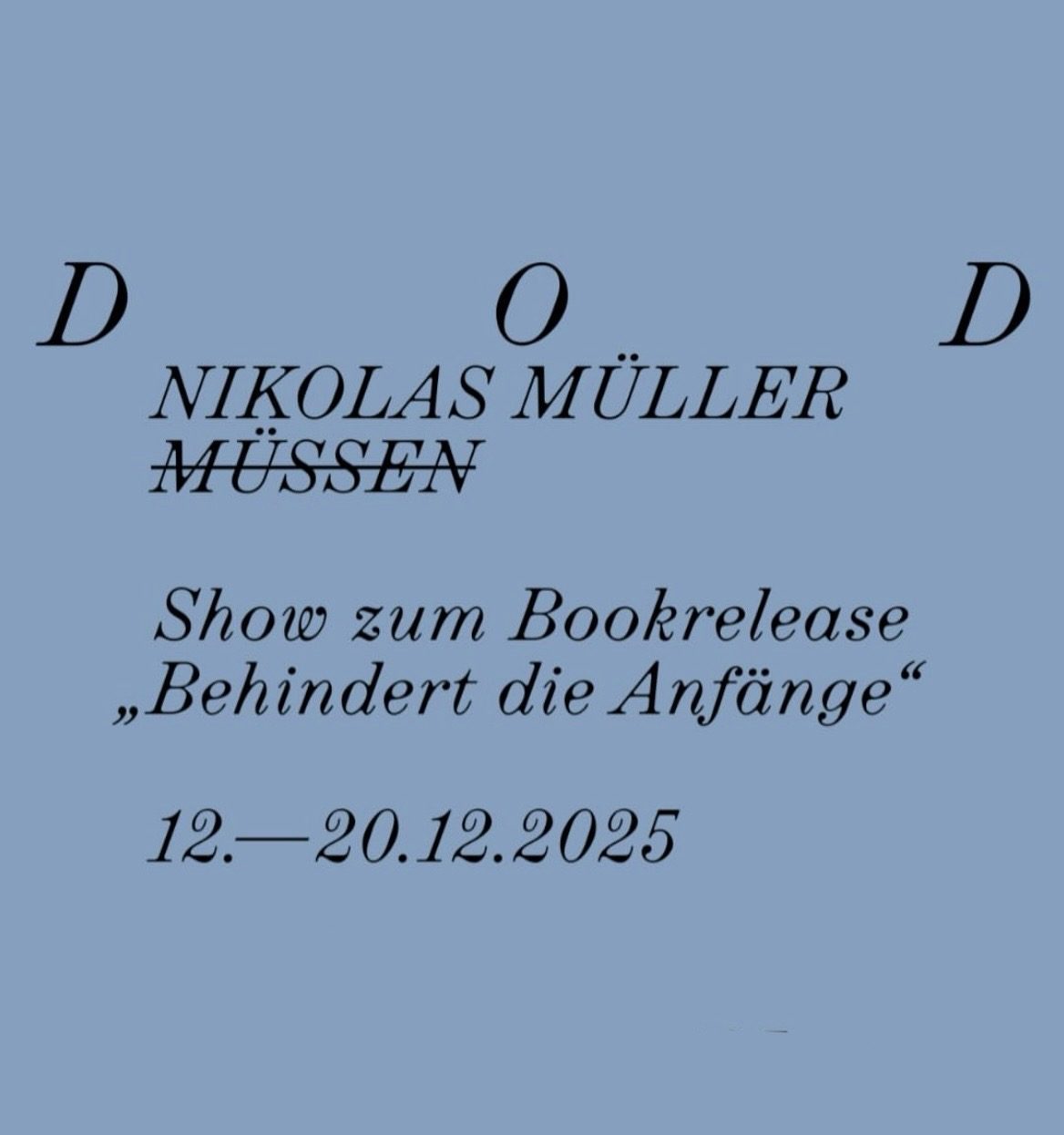 DOD gallery Nikolas Müller ArtJunk
