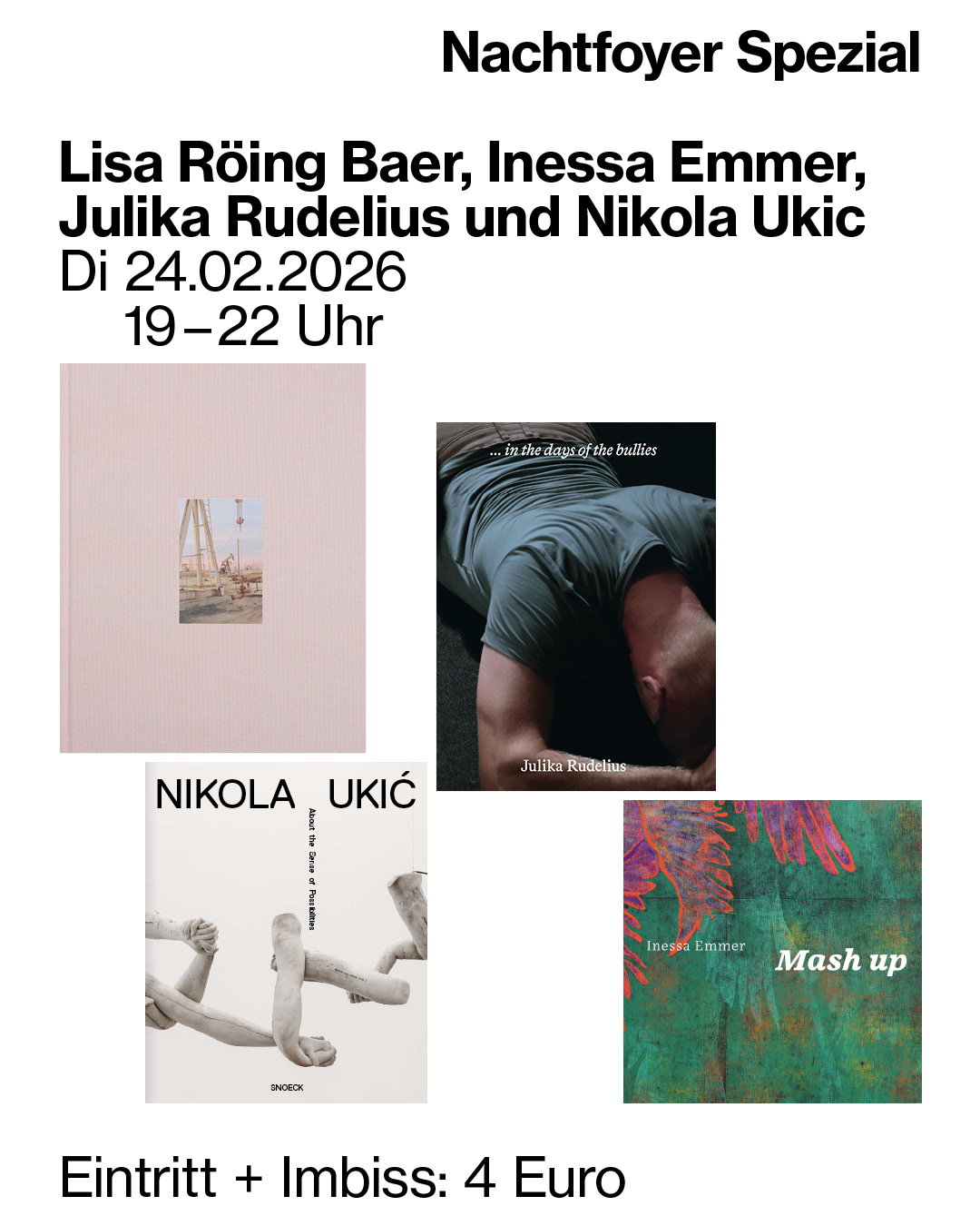 Kunsthalle Düsseldorf Nachtfoyer Baer Emmer Rudelius Ukic ArtJunk