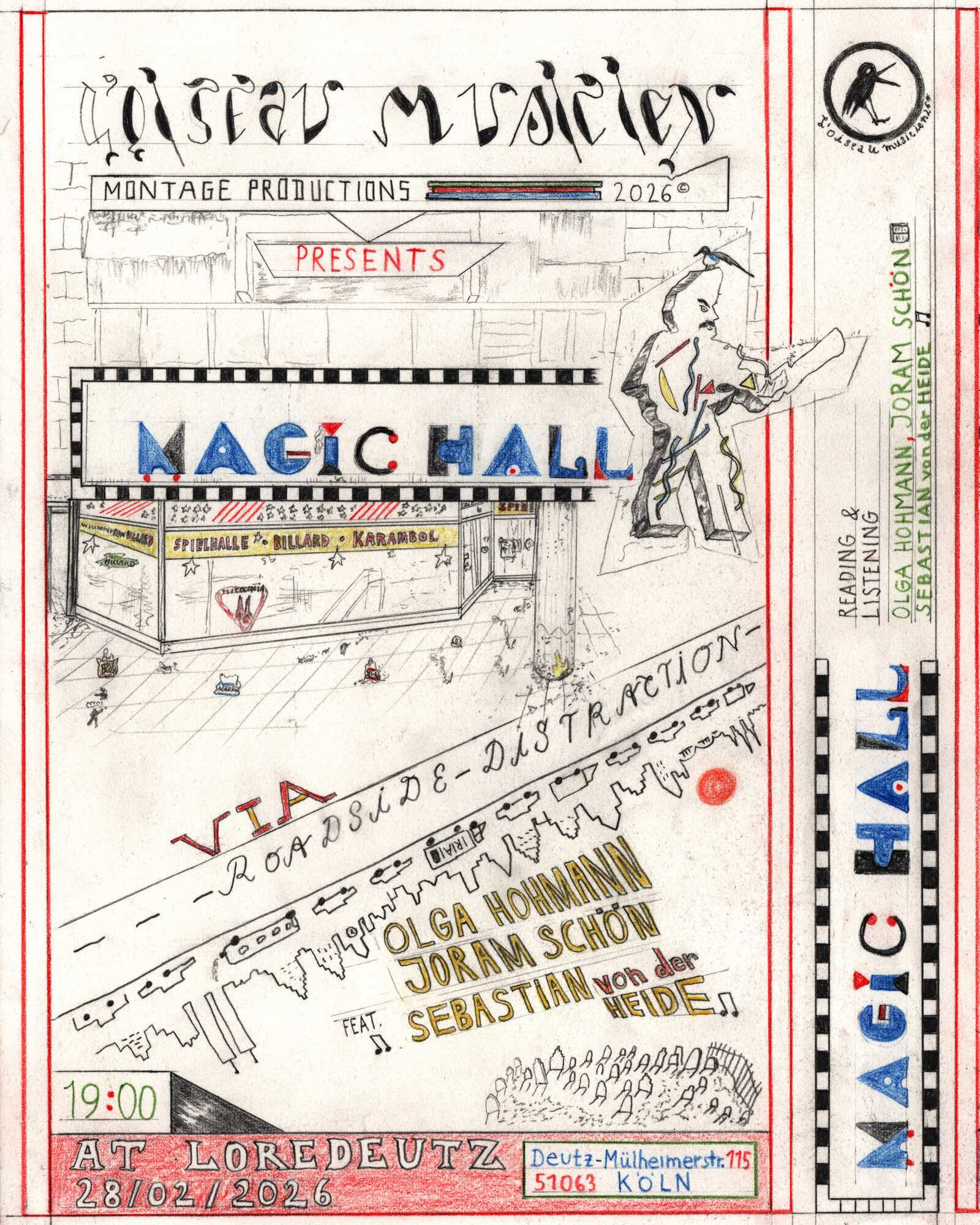 Lore Deutz Olga Hohmann Joram Schön Sebastian van der Heide ArtJunk