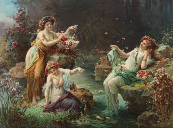 Clemens Sels Museum Neuss Elfenspiel Chromolithographie ArtJunk