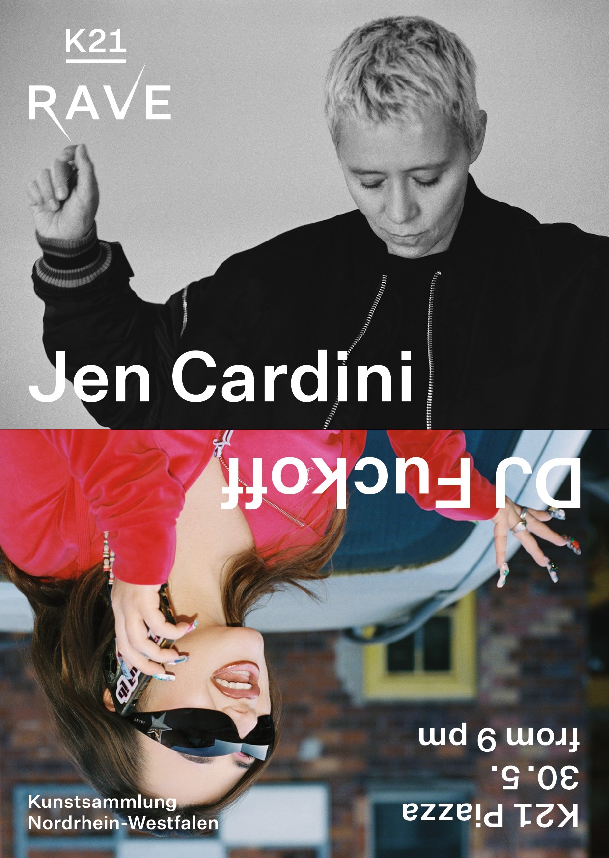 Kunstsammlung Nordrhein-Westfalen NRW K21 Rave Jen Cardini DJ Fuckoff ArtJunk