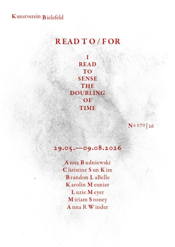 Kunstverein Bielefeld read to for ArtJunk