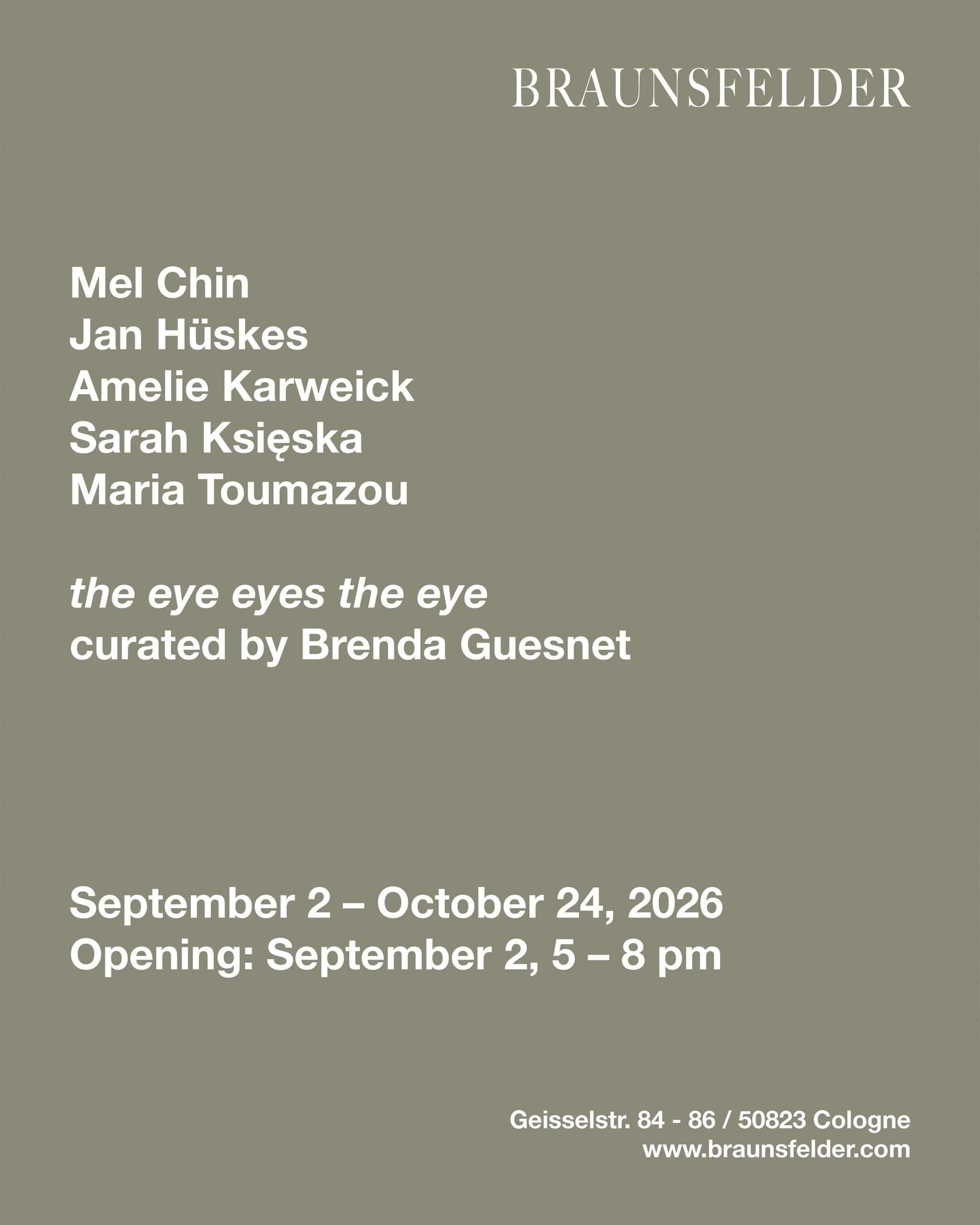 Braunsfelder the eye eyes Brenda Guesnet ArtJunk