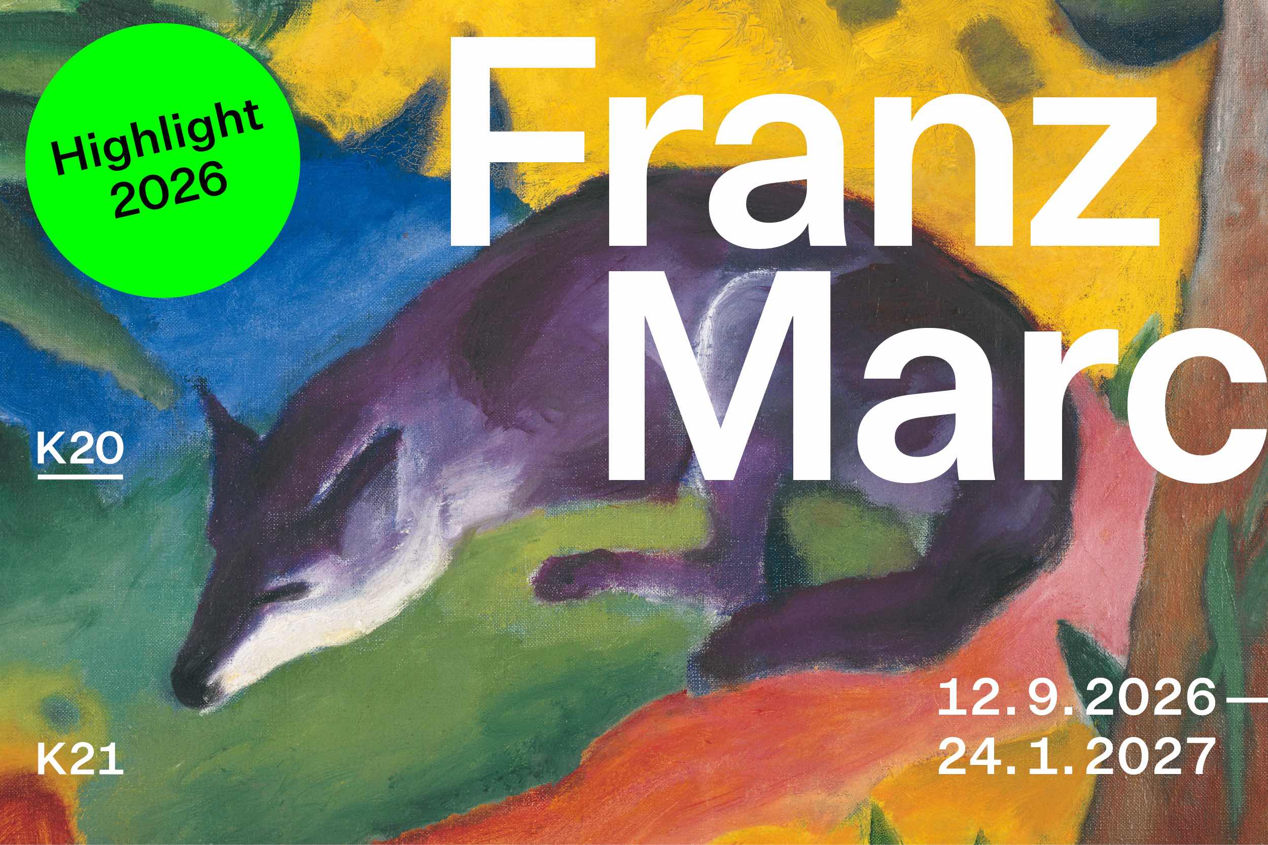 K20 Kunstsammlung Nordrhein-Westfalen Franz Marc ArtJunk
