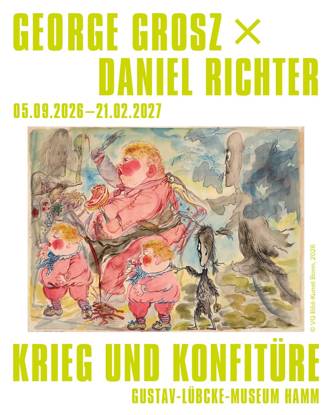 Gustav-Lübcke-Museum Hamm Daniel Richter George Grosz ArtJunk