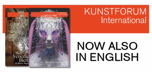 Kunstforum International Kunst Magazin Subscribe Ad ArtJunk