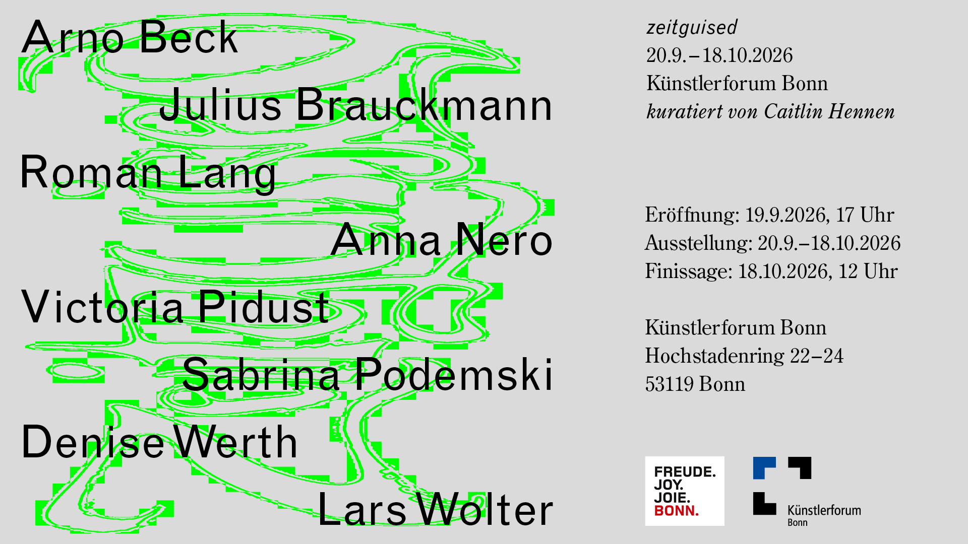 Künstlerforum Bonn zeitguised ArtJunk